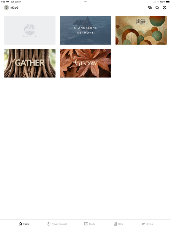 Mallory Church iPad screenshot 1 - Education app