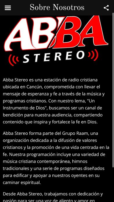 Abba Stereo Screenshot