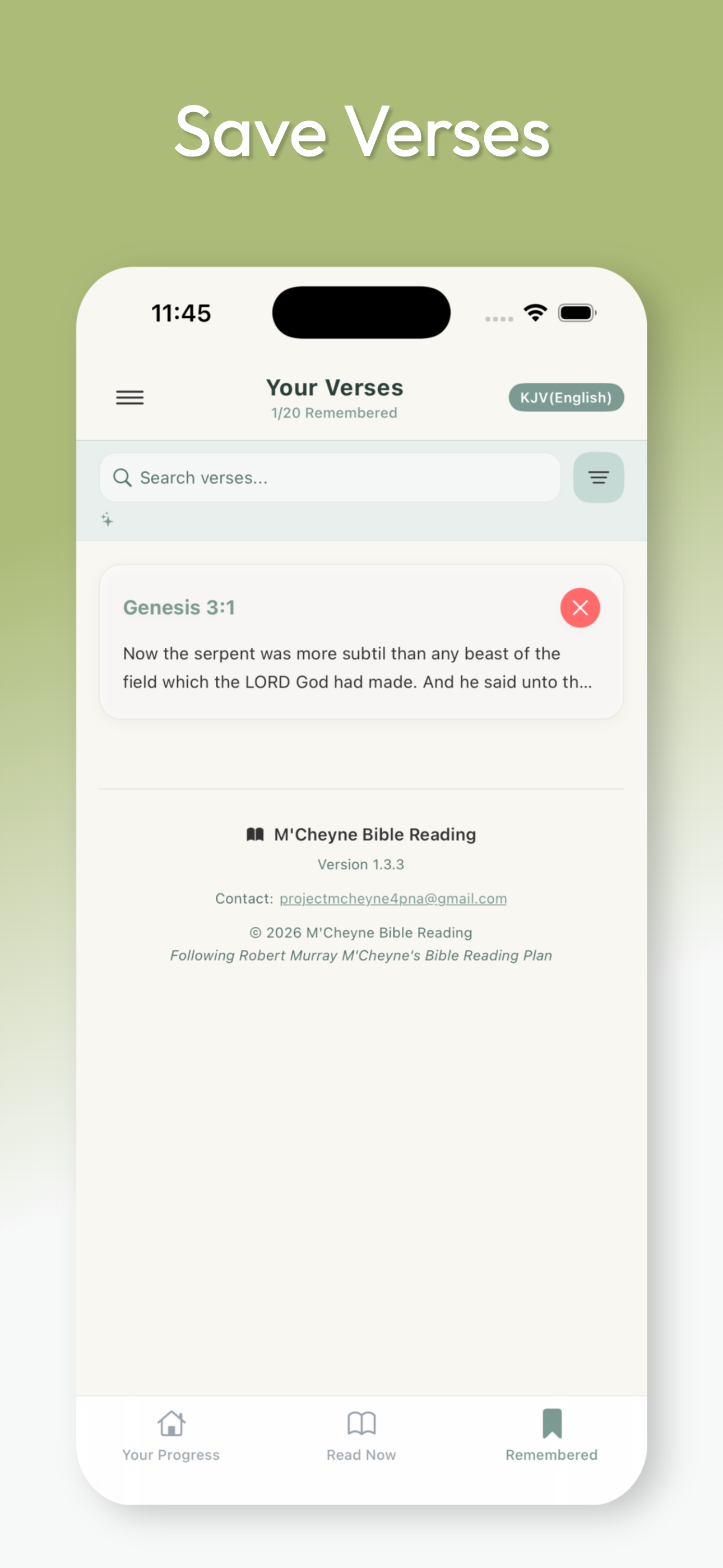 Bible Reader with M'Cheyne screenshot 6