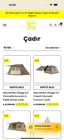 Kamp ve Ötesi iPhone screenshot