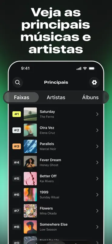 Spotify Stats: Artistas & Hits screenshot 2 of 5