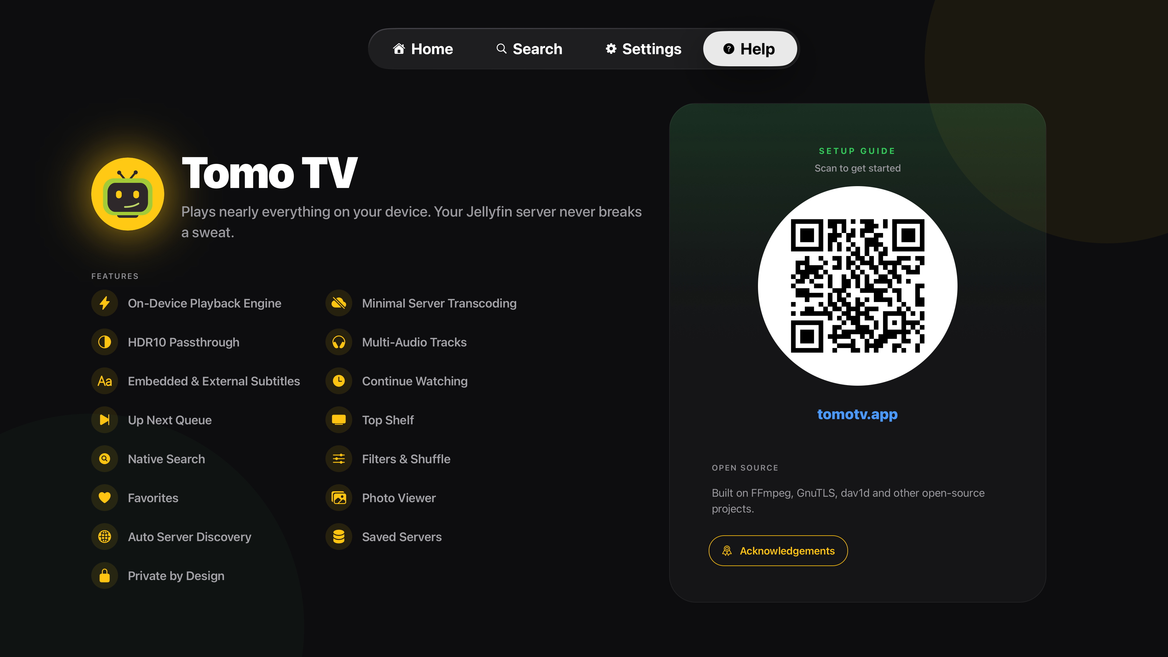 Tomo TV, a Jellyfin Client screenshot 19