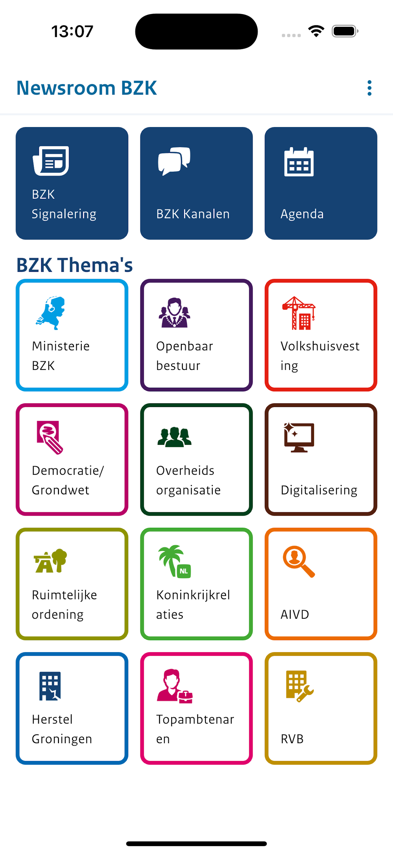 Newsroom BZK screenshot 3