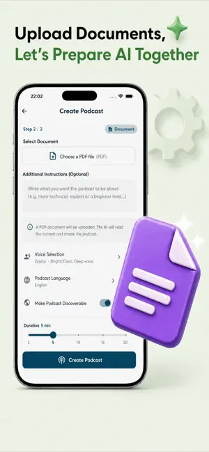 PodRise: Listen with AI iPhone screenshot 4