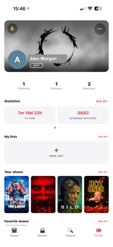 Stub: Track Shows & Movies iPhone screenshot