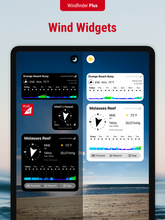 Windfinder: Wind & Weather map iPad screenshot 5 - Weather app