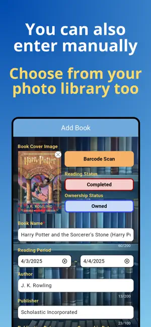 Mobile Bookshelf – Reading Log screenshot 4