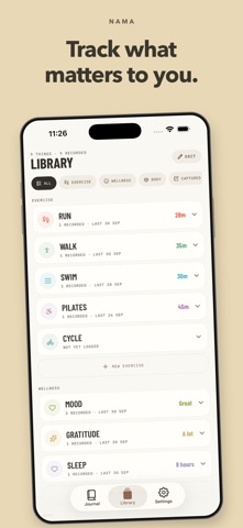 Nama: Exercise & Mood Journal Screenshot 7 of 7