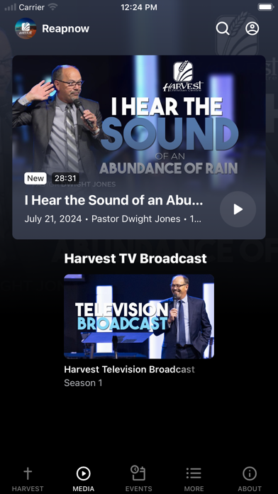 Reapnow HarvestChristianCentre Screenshot
