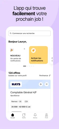 Capture d'écran de Hellowork : Recherche D'Emploi sur iPhone 1