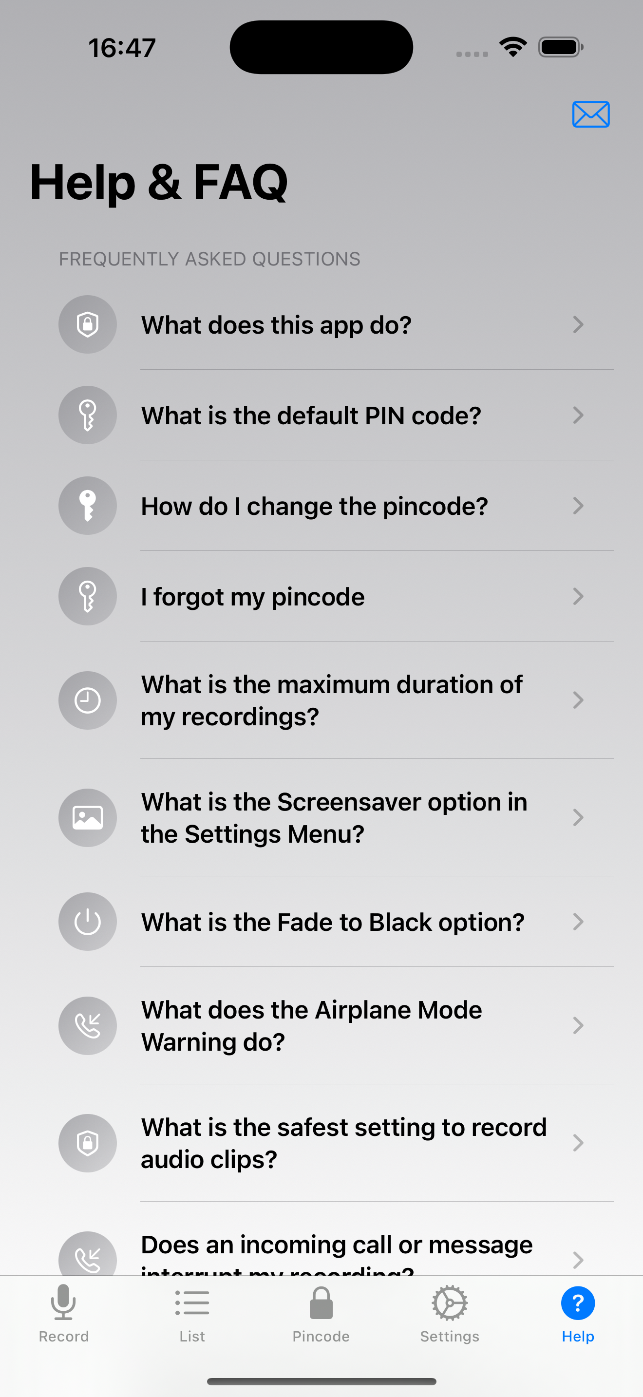 Secure Voice Recorder