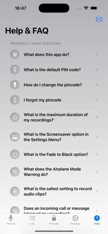 Secure Voice Recorder screenshot