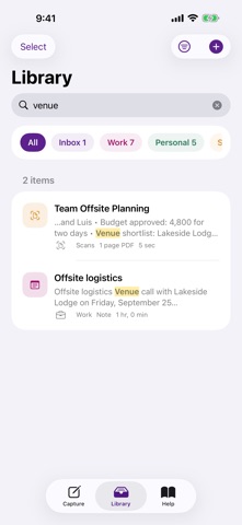 Grape Notes Pro のスクリーンショット