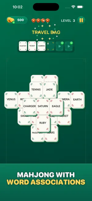 Mahjong Word Associations screenshot 1