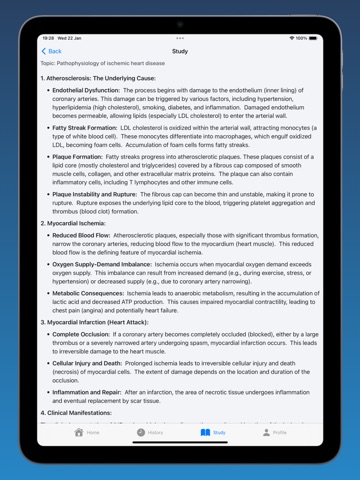Cardiology Quiz & EKG Guide iPad screenshot