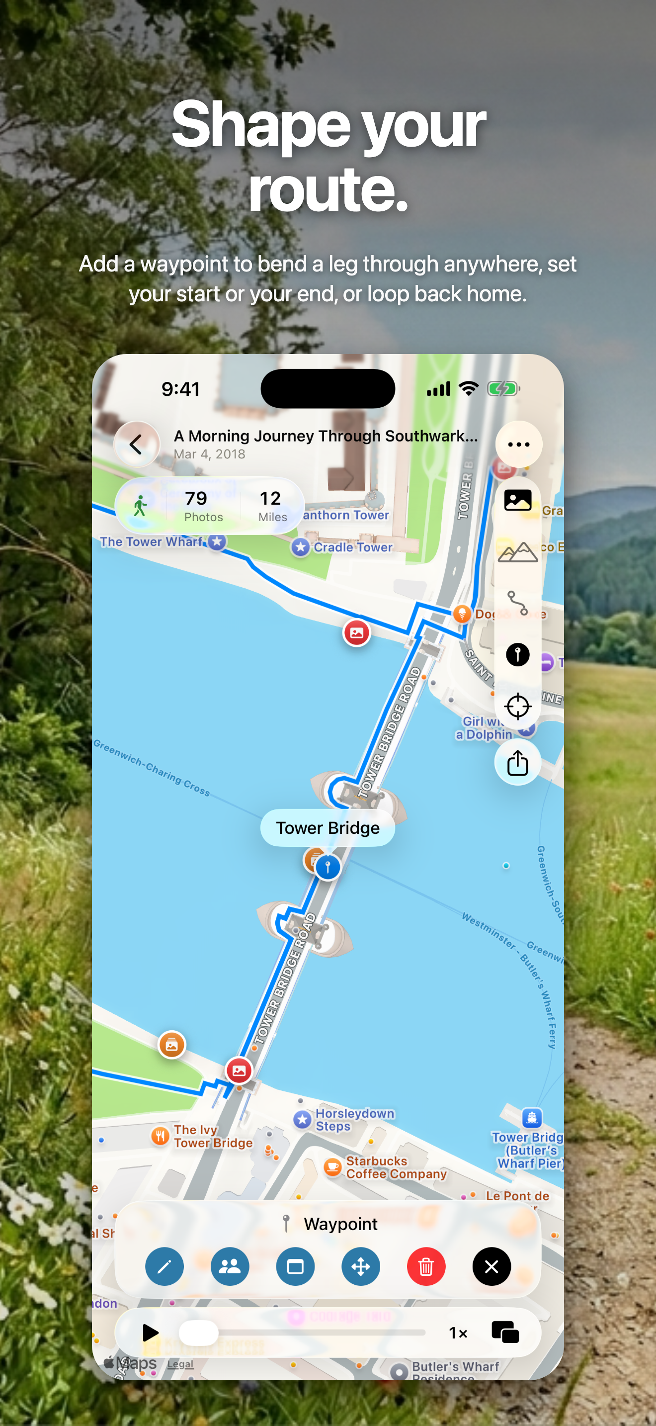 Wander: Map any journey screenshot 3