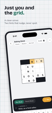Just Crosswords iPhone screenshot