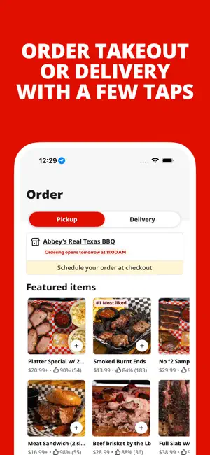 Abbey's Real Texas BBQ App screenshot 1