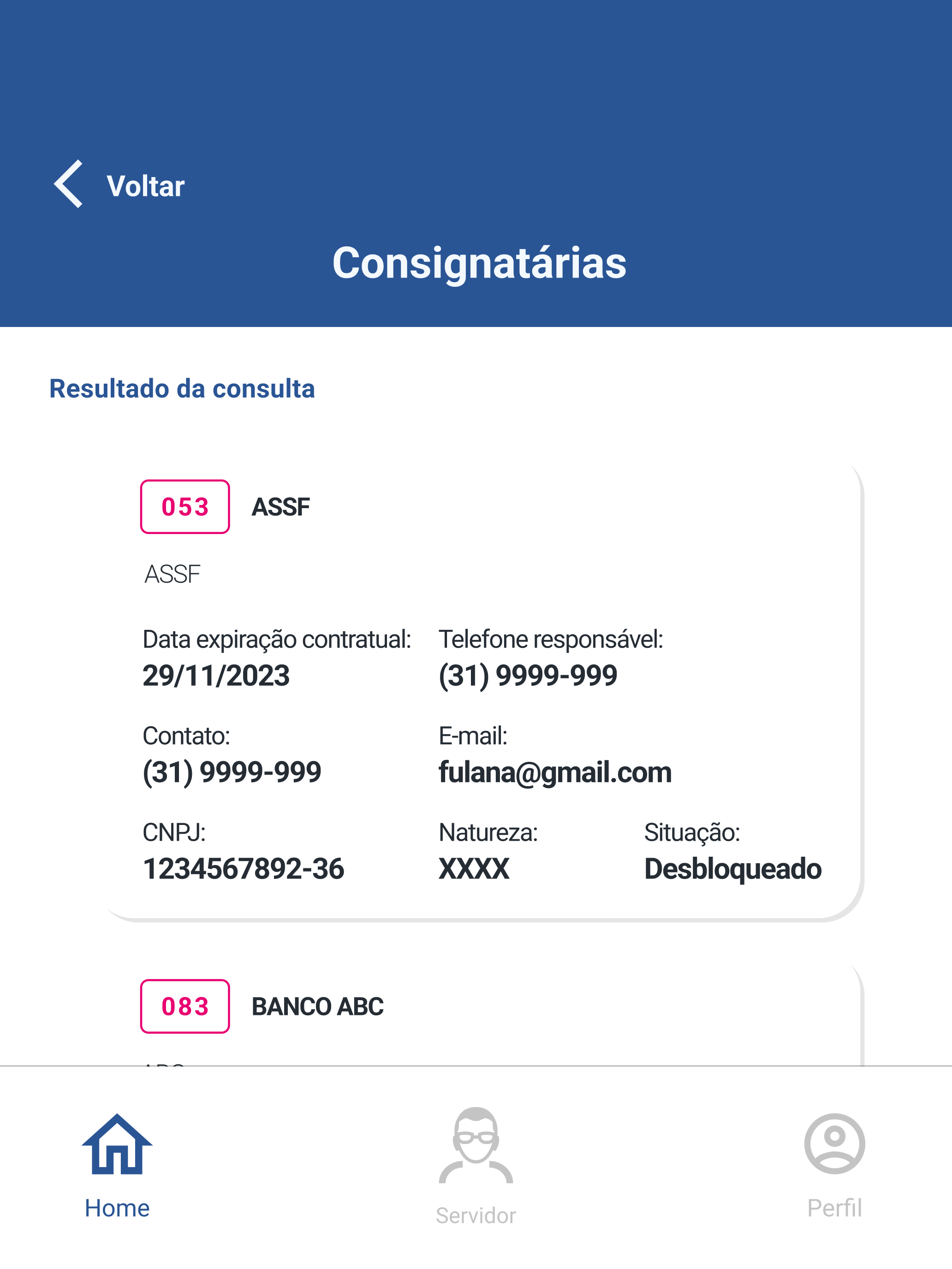 eConsig Consignante