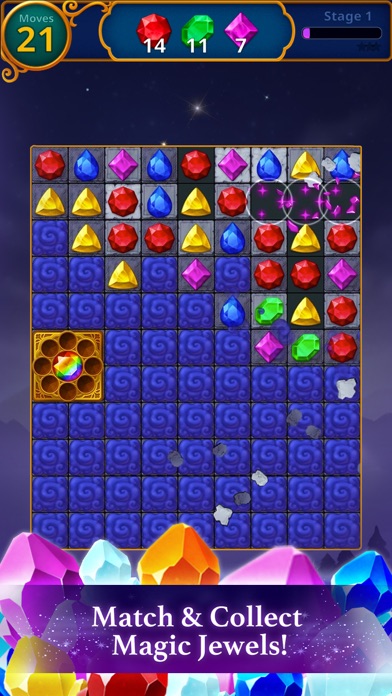 Jewels Magic: Mystery Match3 Screenshot