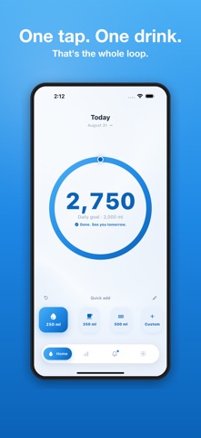 Drink Water: Daily Tracker Screenshot 1 of 5