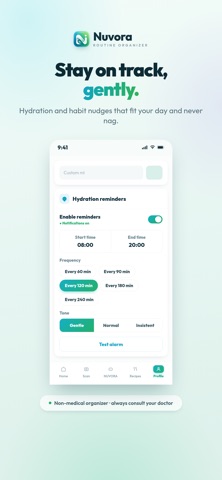 Nuvora: GLP-1 Routine screenshot