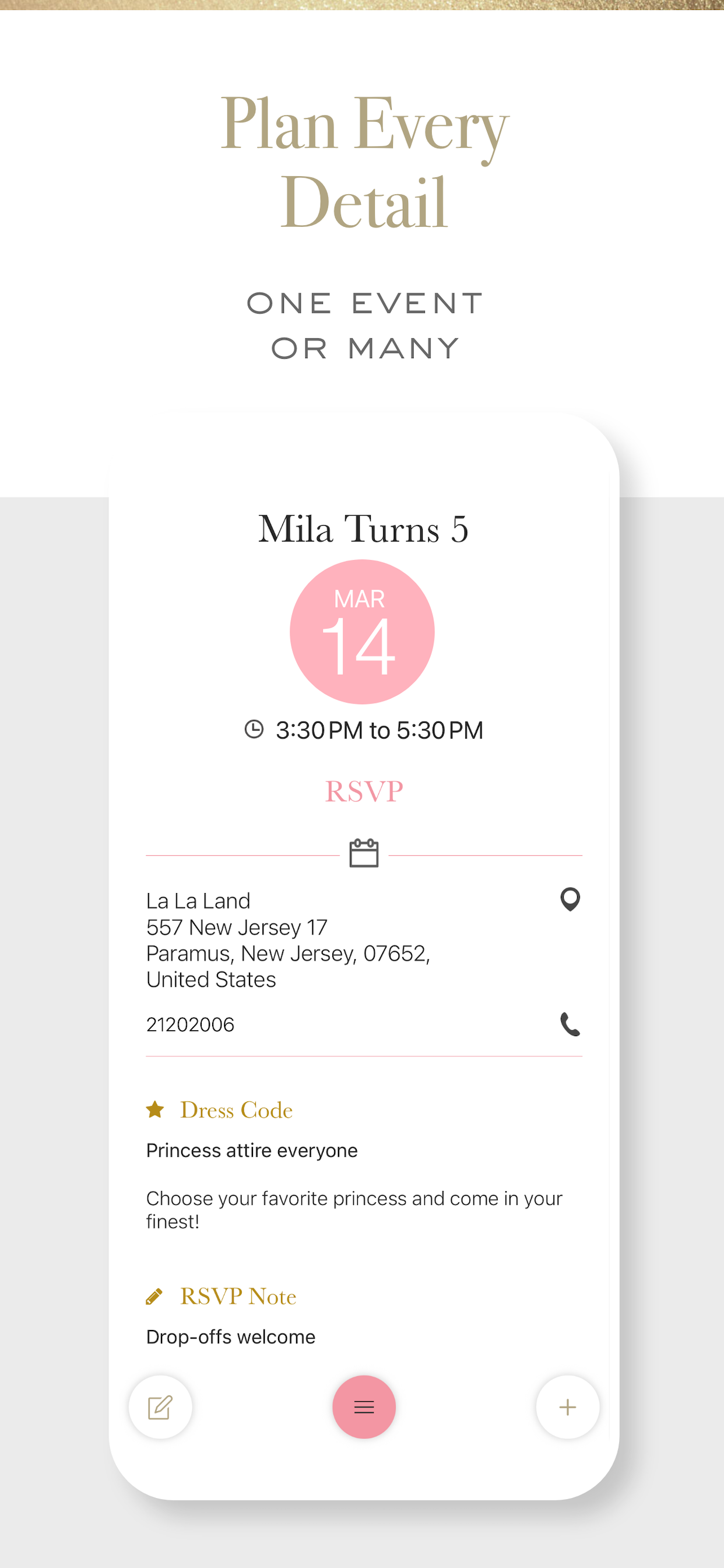 Appy Life Event Invitation