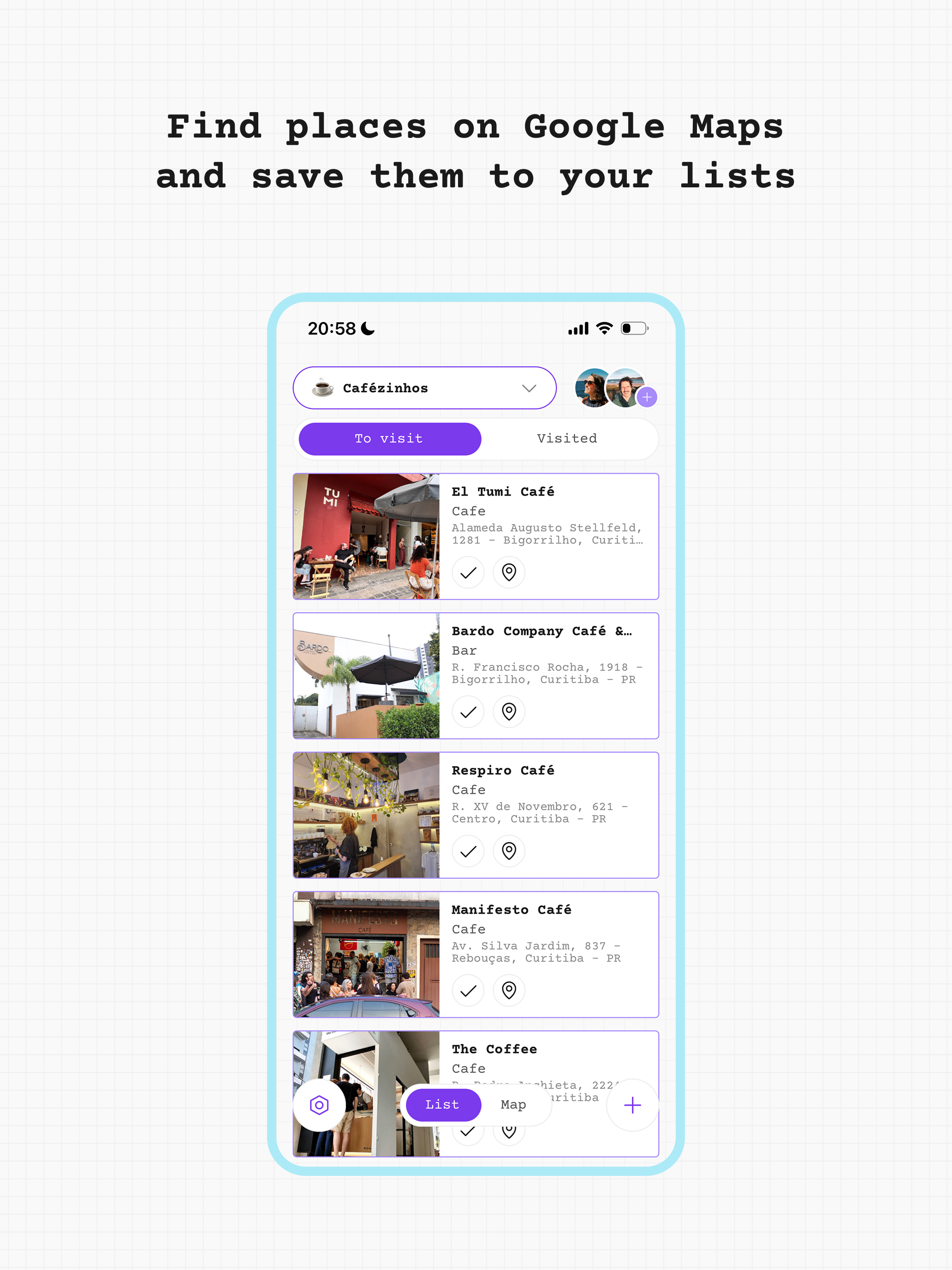 placy: places lists screenshot 8