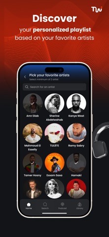 Twist Music, Podcast & Radio iPhone screenshot