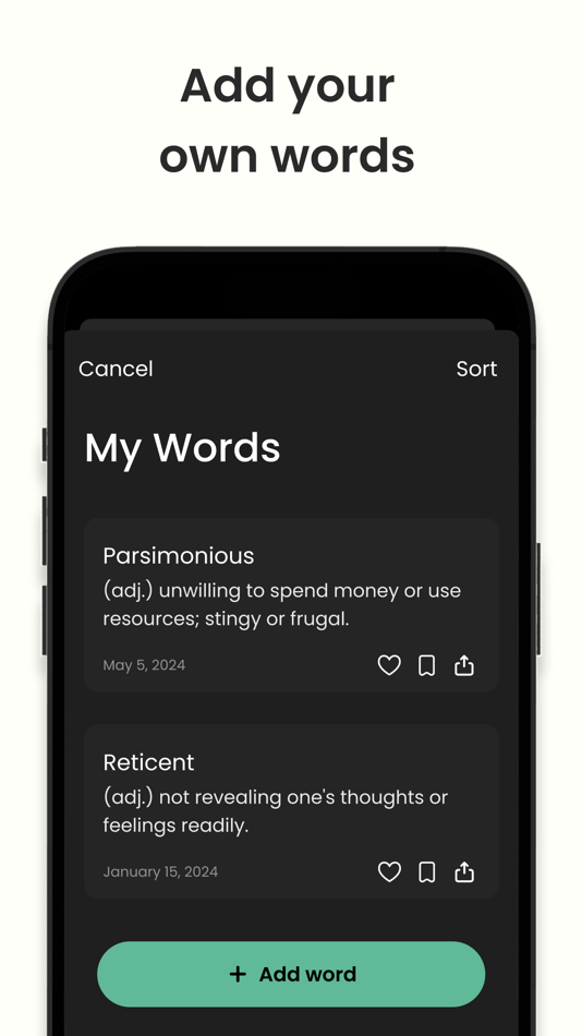 #6. MyVocab - Learn new words (iOS) 由: Positive Mindset sp. z o. o.