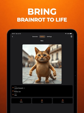 Italian Brainrot Maker: Rotz iPad screenshot