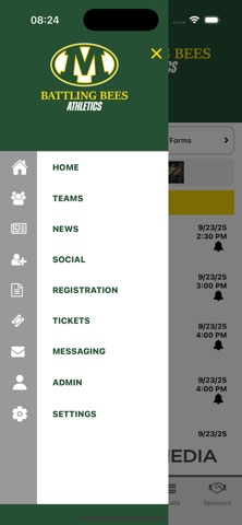 Medina Athletics iPhone screenshot