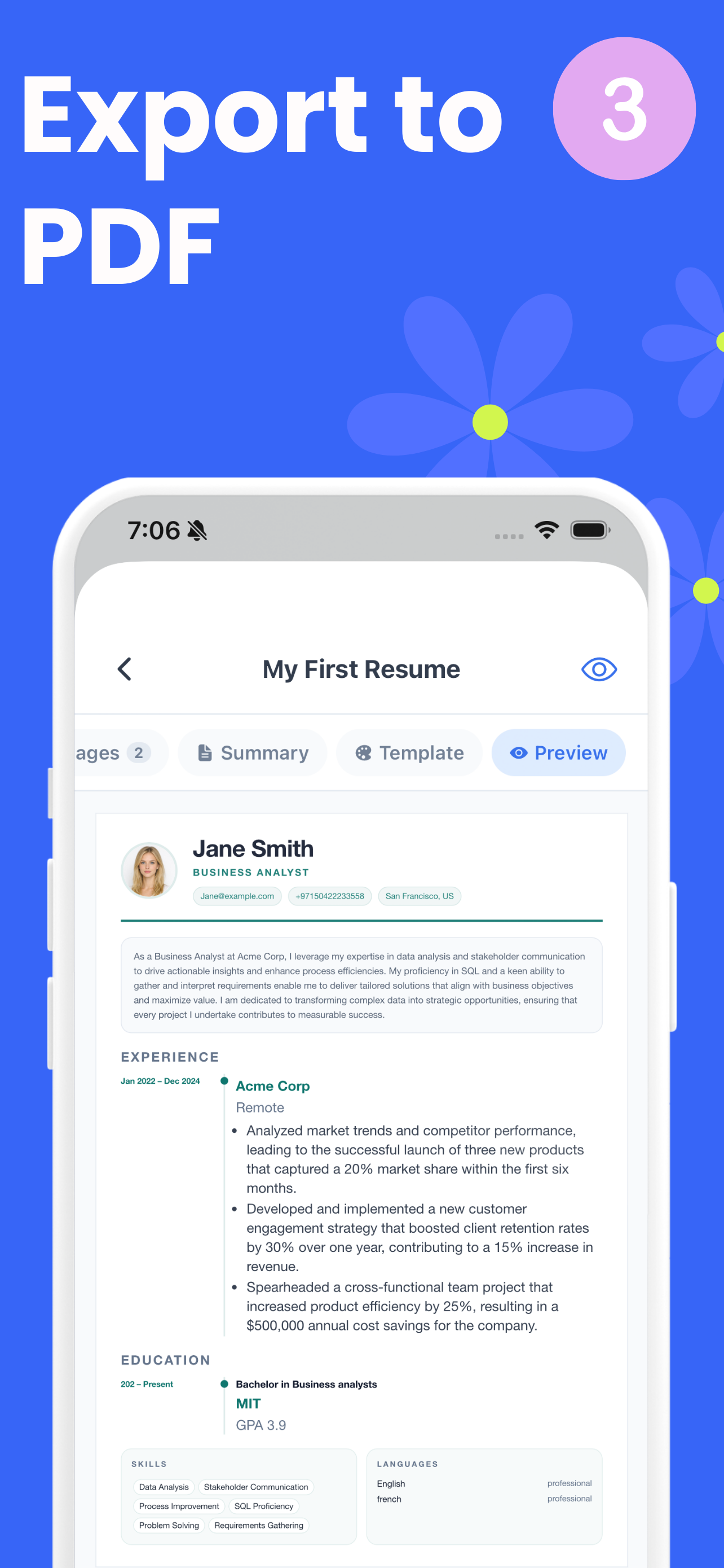 CV Resume Cover Letter Creator