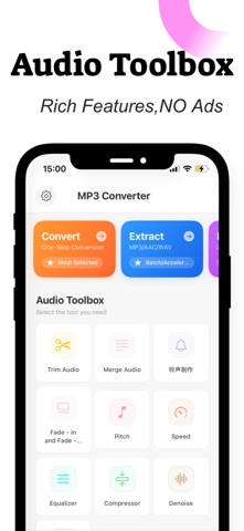 MP3 Converter & Extract Audio Screenshot 3 of 4