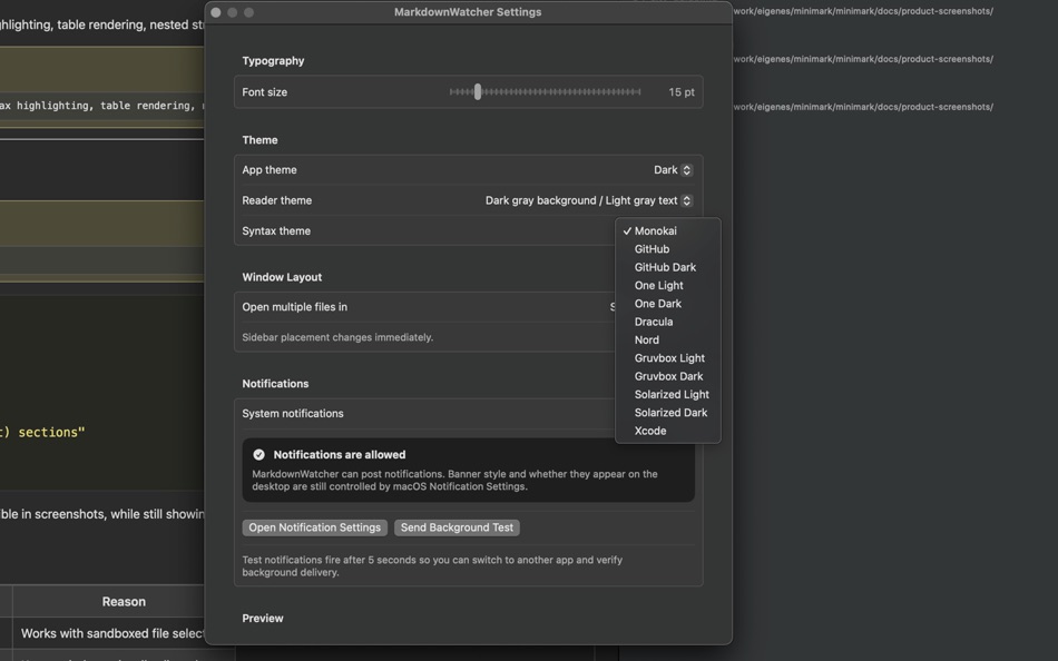 #6. MarkdownWatcher (macOS) От: LARS POHLMANN