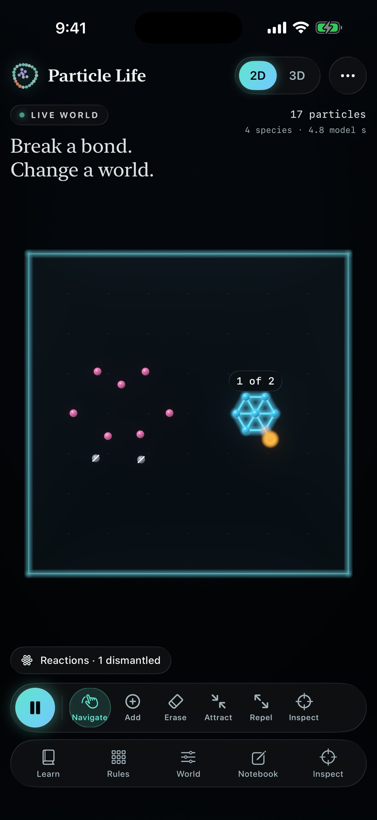 Screenshot 5 of Particle Life: Science Lab