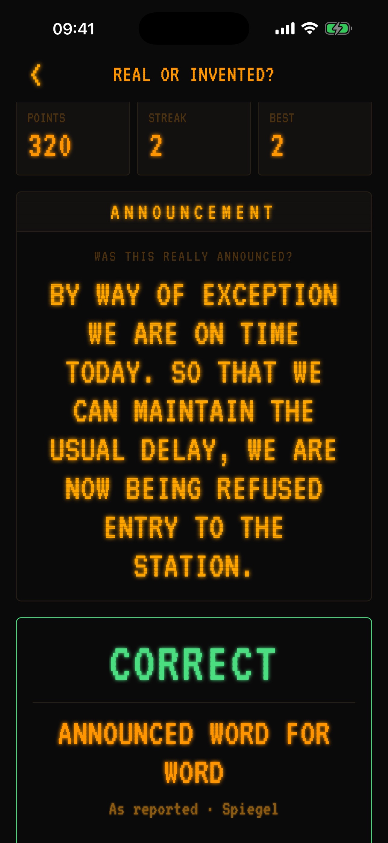 Screenshot 6 of 5:59 – Train Delay Quiz