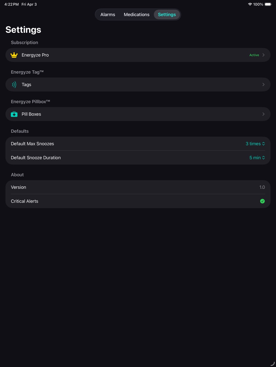 iPad screenshot