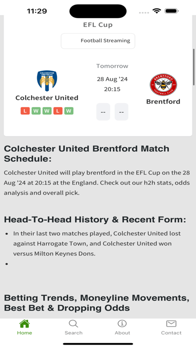 Soccer Predictions Today Screenshot