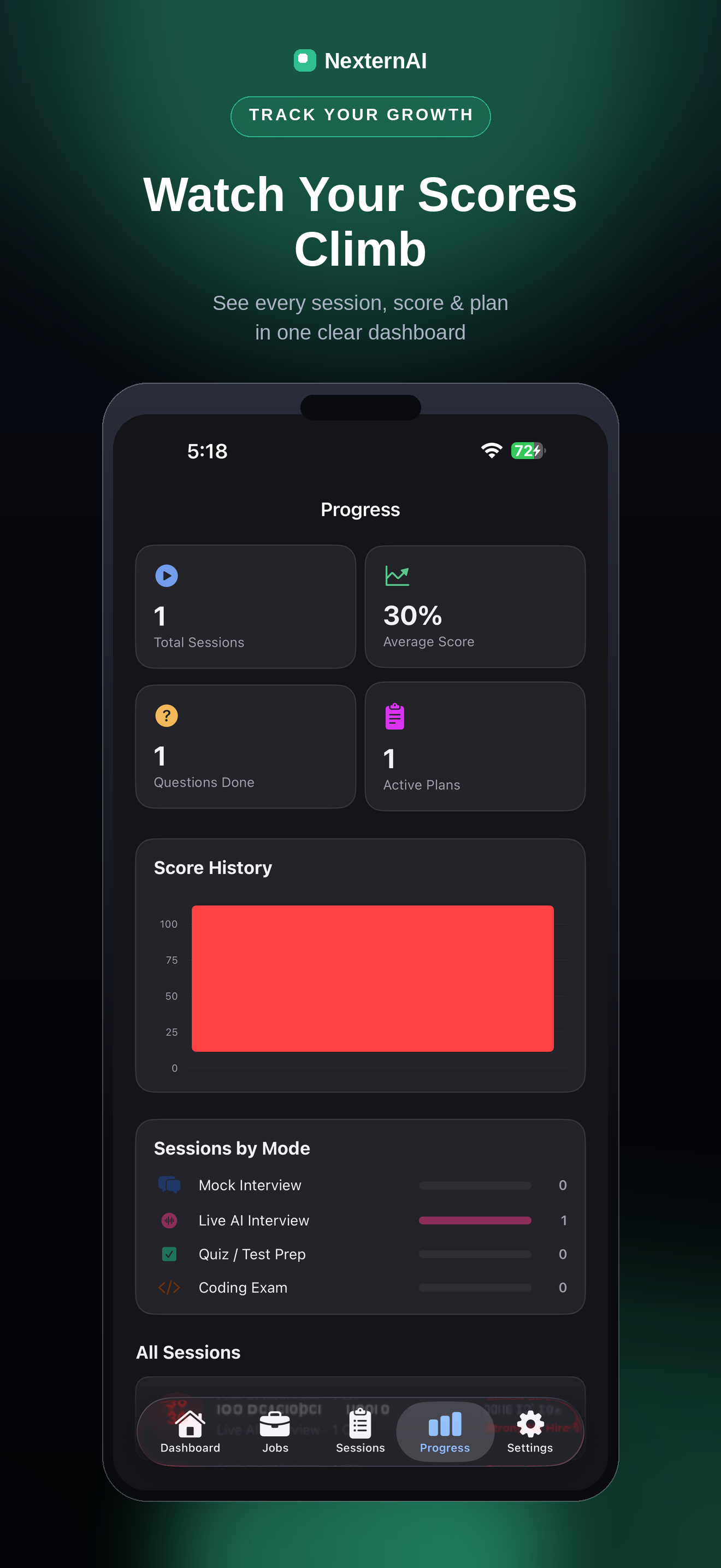 NexternAI: AI Interview Coach screenshot 4