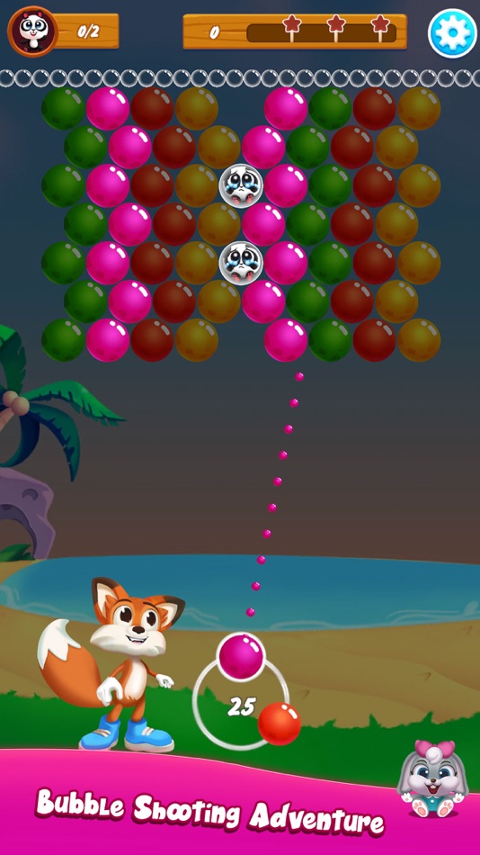 #3. Bubble Shooter: Rescue Panda (iOS) 由: Duong Nam