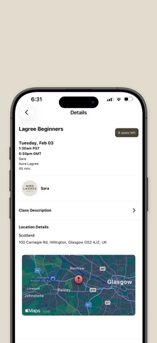 Aura Lagree Studio iPhone screenshot