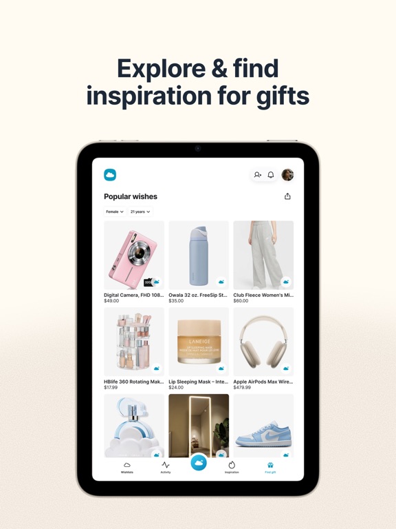 Screenshot #5 pour GoWish - Your Digital Wishlist