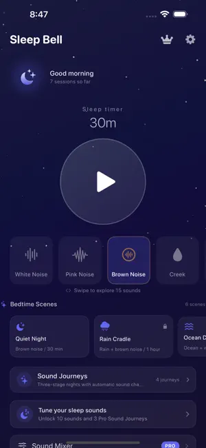 Sleep Bell - White Noise screenshot 1