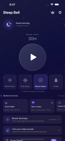 Sleep Bell - White Noise Screenshot 1 of 3