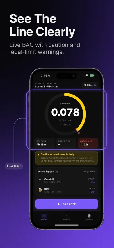 Last Pour - BAC Tracker screenshot 4