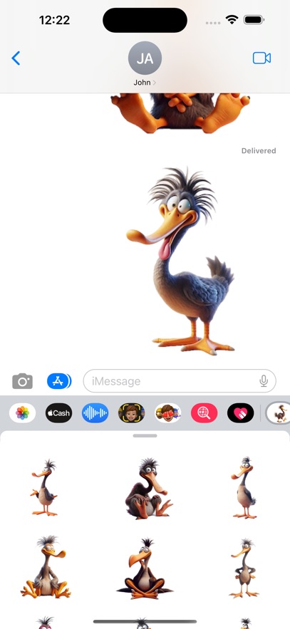 Wacky Dodo Stickers