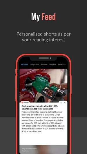 Inshorts screenshot 1