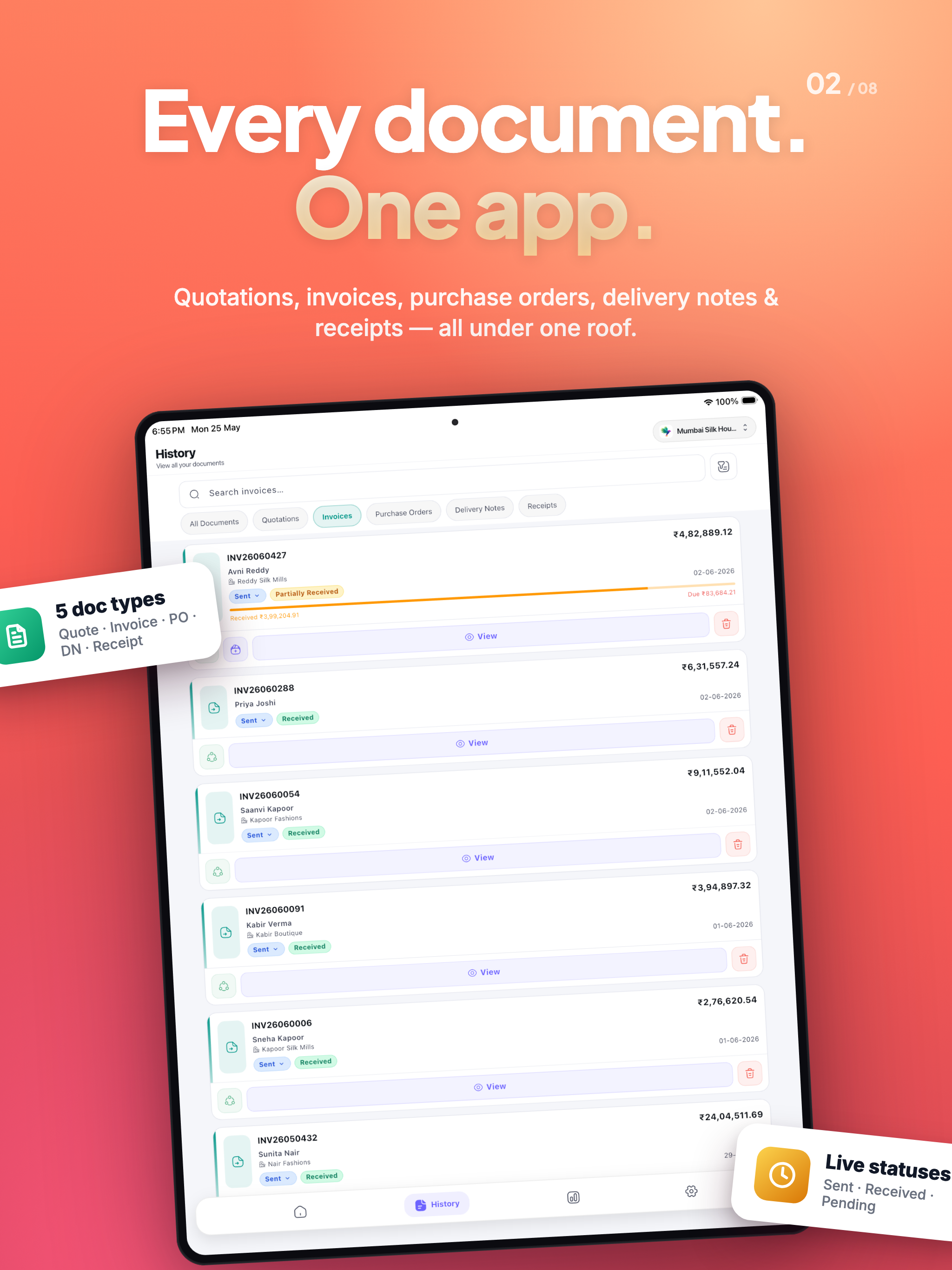 Quote2Go: Invoice & Billing