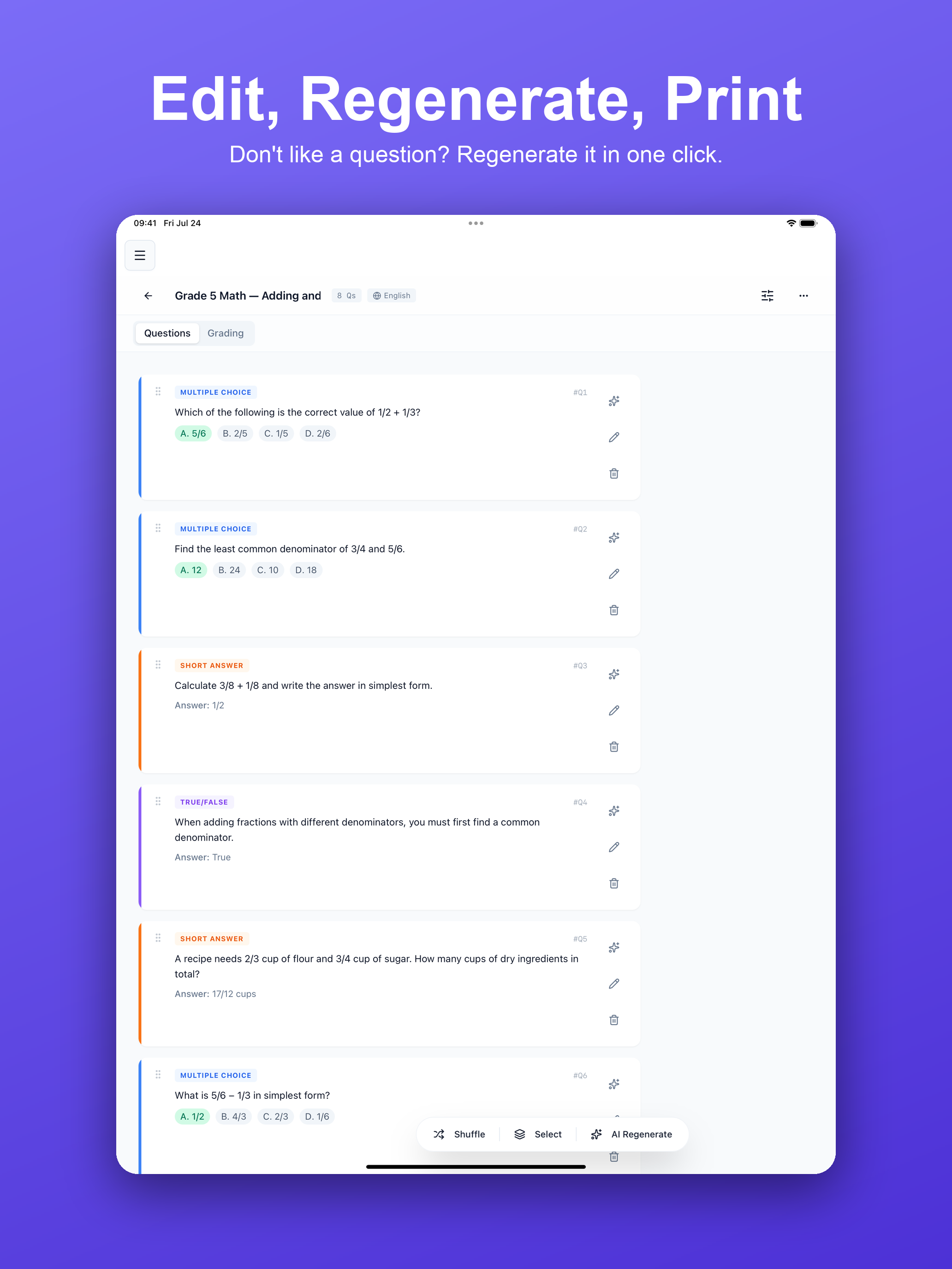 LessonPrint screenshot 2